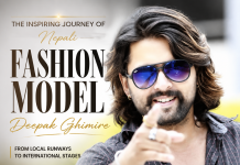 From the Runway to the International Fashion Stage: The Inspiring Journey of Nepali Fashion Model Deepak Ghimire