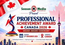 Professional Achievement Award Canada 2026 to Be Held in Toronto on November 1